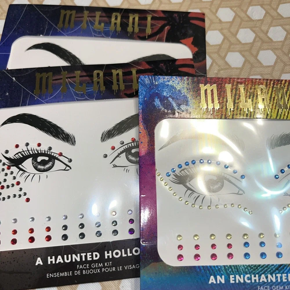 MILANI Halloween Face Gems An Enchanted Escape Sealed Lot Of‎ 3